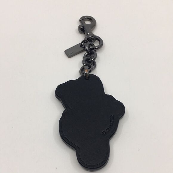 Coach Limited Edition Embroidered Cactus Leather Bag Charm w/ Gunmetal Hardware - Picture 4 of 16